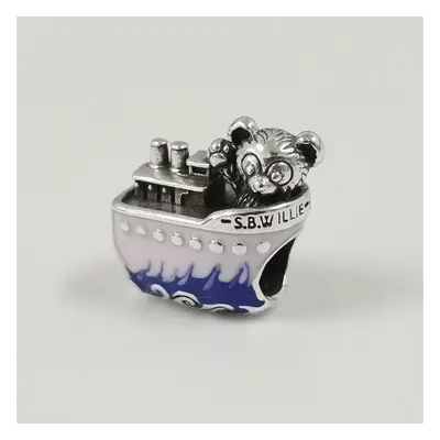 pandora disney park teddy bear on the ferry charm s925 ale