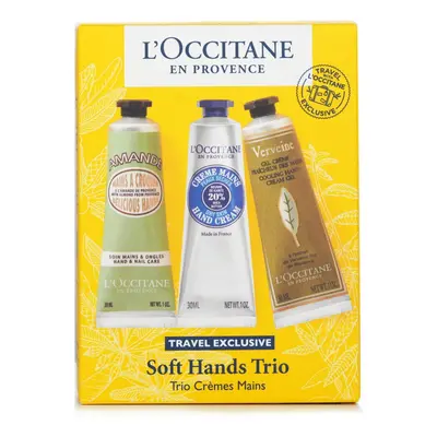 L'Occitane - Travel Exclusive Soft Hands Trio Cream set 3x30ml/1oz