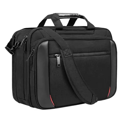 Laptop Bag 17.3 Inch Laptop Briefcase for Men Expandable Water Repellent Shoulder