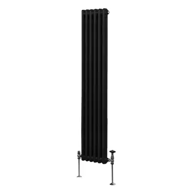 (1800mm x 382mm, Grey) Traditional Column Radiator Heater