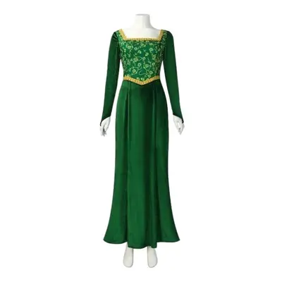 (3XL) Princess Fiona Costume Shrek Cosplay Dress