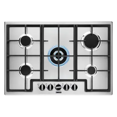 Zanussi ZGNN755X 74cm Gas Hob - Stainless Steel