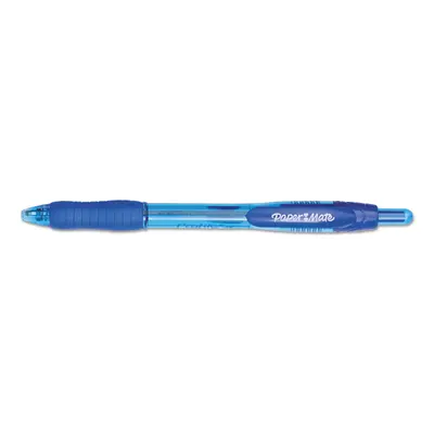 Wholesale CASE of - Paper Mate Retractable Profile Ballpoint Pens-Ballpoint Pen 1.4mm Blue Barre