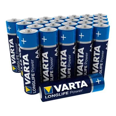 VARTA Longlife Power AA Mignon LR6 Battery (Pack of 24) Alkaline Battery â Made in Germany â