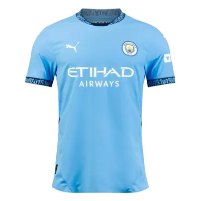 (L) Man City Home Authentic Shirt with packaging