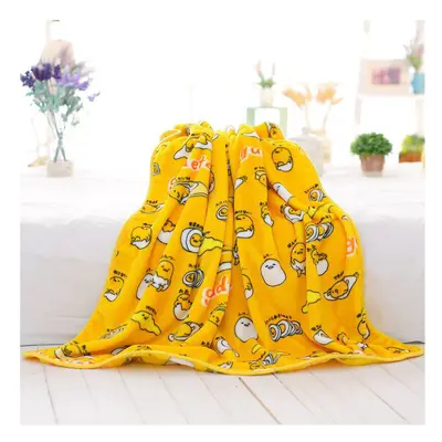 (Blanket, 190x200cm) 1pc Plush Toy Cartoon Lazy Egg Yolk Aircondition Sleeping Warm Creative Bla