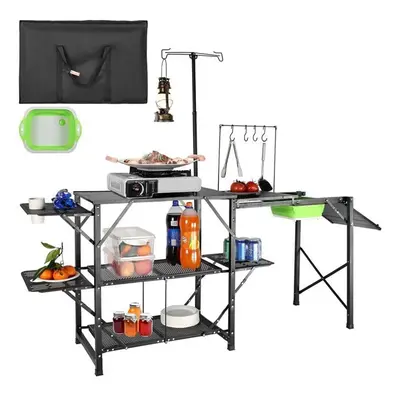 Vevor BJKYDCFHSBZDSOTKJV0 68.5 in. Long Aluminum Camping Kitchen Table