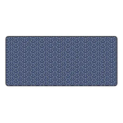 (Blue Triangle Pattern) Extra Large Mouse Pad