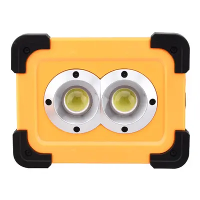 (A) COB/LED USB Solar Charging Camping Light Waterproof Modes Handle Adjustable Spotlight Search