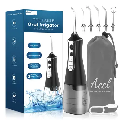 Water Flosser Cordless Teeth Cleaner, 350ML Portable Cordless Dental Oral Irrigator for Tooth Ca