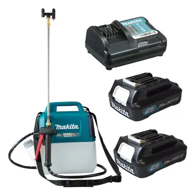 Makita US053DZ 12v CXT Cordless Sprayer Weed Killer Spray + x2 2AH Battery Kit