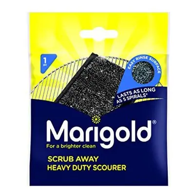 Marigold Scrub Away Heavy Duty Stainless Steel Scourer, Single Packs