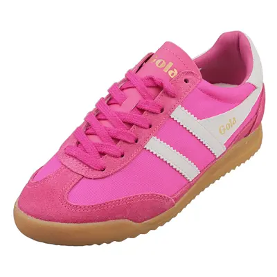 (3) Gola Tornado Womens Fashion Trainers in Pink White