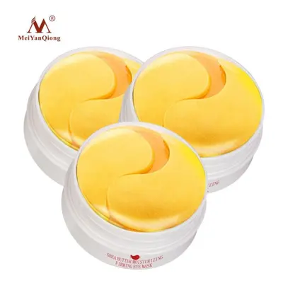 (3box) Shea Butter Moisturizing Firming Gold Collagen Eye Mask Face Care Sleep Mask Eye Patches 