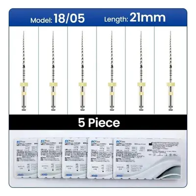 (as the picture, 21mm 05 boxs) Coxo Soco Plus Heat-activated Niti Root Canal Files Boxes Flexibl