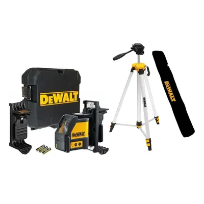 Dewalt DW088K Self Levelling Cross Line Laser Level Bracket Case + Tripod + Bag