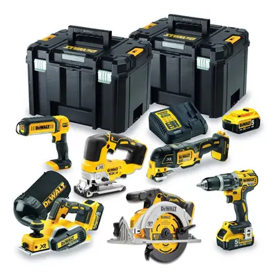 DeWalt DCK667P3T 18v Brushless XR Piece Kit Multi Tool Jigsaw Multi Tool 3x5Ah