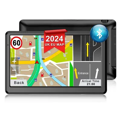 (5 Inch GPS Navigation) SAT NAV UK EU Map, GPS Navigation for Car Lorry Truck with Voice Guidanc