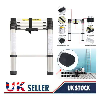 1.4M Telescopic Ladder Extendable EN131 Standard Aluminum