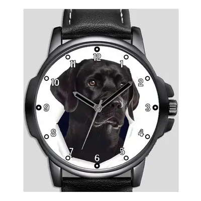 Black Labrador Retreiver Pet DogUnique Wrist Watch Fast Uk