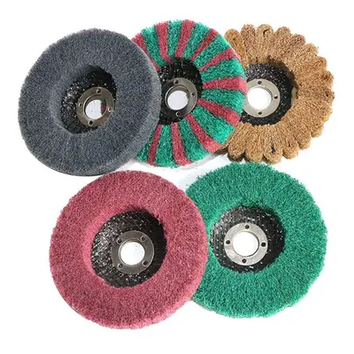 5Pcs Inch Nylon Fiber Disc Grinding Wheel Set Grit Assorted Sanding Grinding Buffing Wheels for 