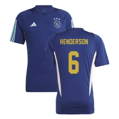 (3XL) Ajax Training Jersey (Navy) (Henderson 6)