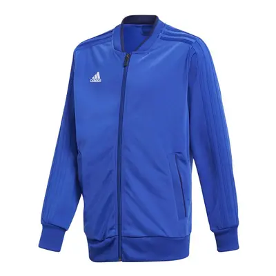 adidas Kids Unisex Condivo Polyester Jacket Bold BlueDark BlueWhite Large