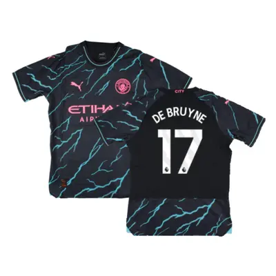 (XL) Man City Third Authentic Shirt (DE BRUYNE 17)