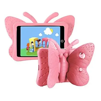 Tading iPad 9th 8th 7th Generation Case Kids Girls, Cute Butterfly Shockproof EVA Foam Super Pro