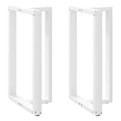 (white, x x (100-101) cm) vidaXL Dining Table Legs T-ShapedÂ Desk Legs Metal Furniture Legs pcs 