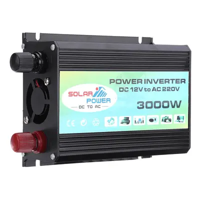 3000W Power Inverter DC 12V to AC 220V Boat Car Inverter USB Charger Converter