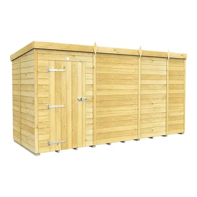 (5ft x 13ft Single Door Without Windows) Pent Shed 5ft x 13ft Fast & Free Days Nationwide Delive