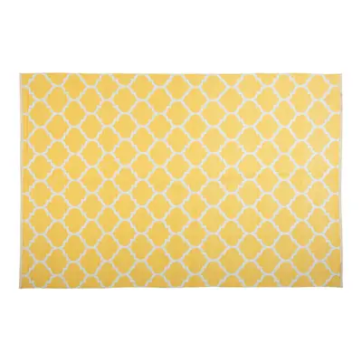 Reversible Area Rug x cm Yellow AKSU