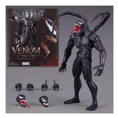 (18CM SHF Venom) Venom Legends Action Figure Movable Toy Collectible Model Doll Gift