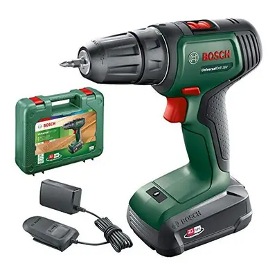 Bosch Home and Garden Cordless Drill UniversalDrill 18V (1 battery, Volt system, in carrying cas