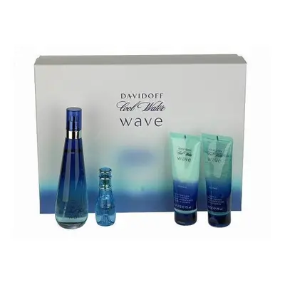 Coolwater Wave Pcs Set For Women: 3.4 Edt Sp + 2.5 B/L + 2.5 S/G + 15Ml Edt Sp