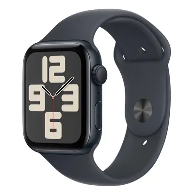 APPLE WATCH SE 44MM GPS MIDNIGHT ALUMINIUM CASE WITH MIDNIGHT SPORT BAND M/L MXEK3QL/A