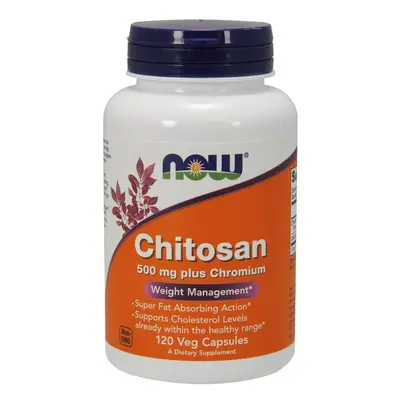 NOW Foods Chitosan, 500mg Plus Chromium , vcaps