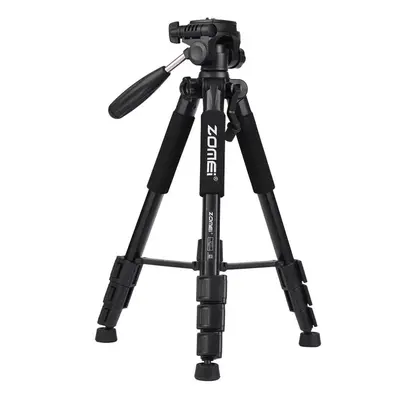 (black) Zomei Q111 142cm/56" Lightweight Portable Aluminum Alloy Camera Travel Tripod With Quick