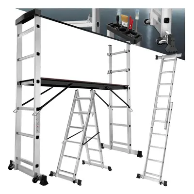 Platform Ladder Combination Scaffold Multi Purpose Aluminium Work Way Step