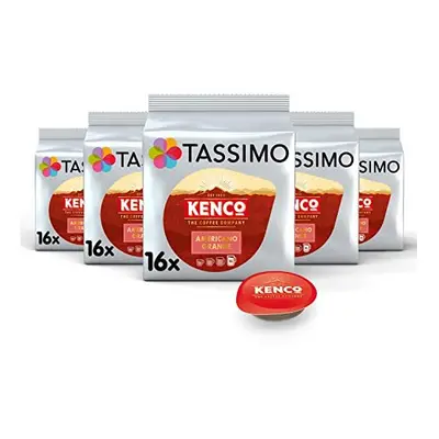 Tassimo Kenco Americano Grande Coffee Pods (Pack of 5, Total Coffee Capsules)