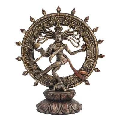 Pacific Giftware Hindu Shiva Nataraja Dancing Statue Bronze Finished