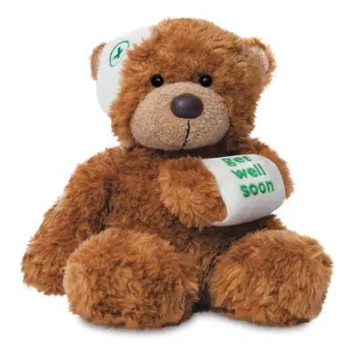 AURORA, 60384, Bonnie Get Well soon Bear, 9In, Soft Toy, Brown