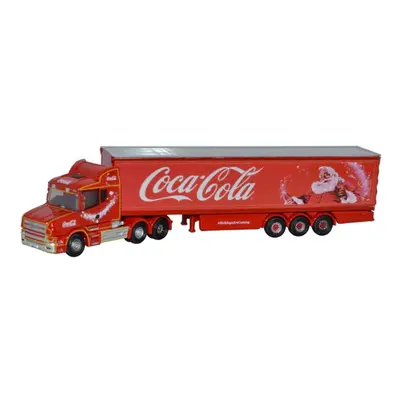 Oxford Diecast Coca-Cola Christmas Scania T Cab Box Trailer N Gauge NTCAB007CC