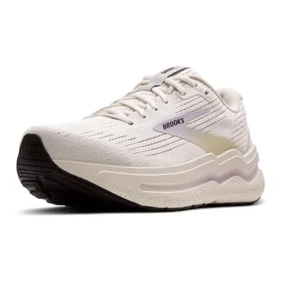 Brooks Womens Ghost Max Neutral Running & Walking Shoe - Coconut/Lavender/Cream - 7.5 Medium