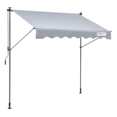 Vevor SSSZYPHSLZS7QYB12V0 in. Outdoor Retractable Patio Awning Sunshade Shelter