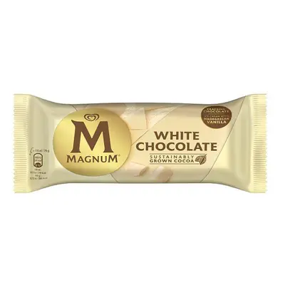 Magnum Ice Cream Stick White Chocolate ml (Case of x 110ml)