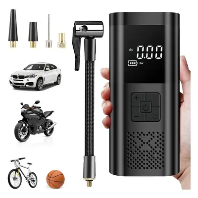 Tyre Inflator PSI Electric Car Bike Pump Handheld Air Compressor