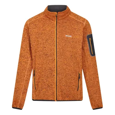 (L, Orange Pepper) Regatta Mens Newhill Marl Full Zip Fleece Jacket