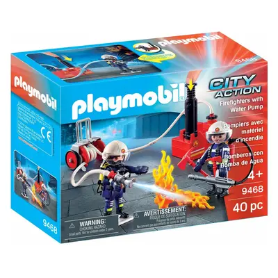 Playmobil Firefighters With Water Pump